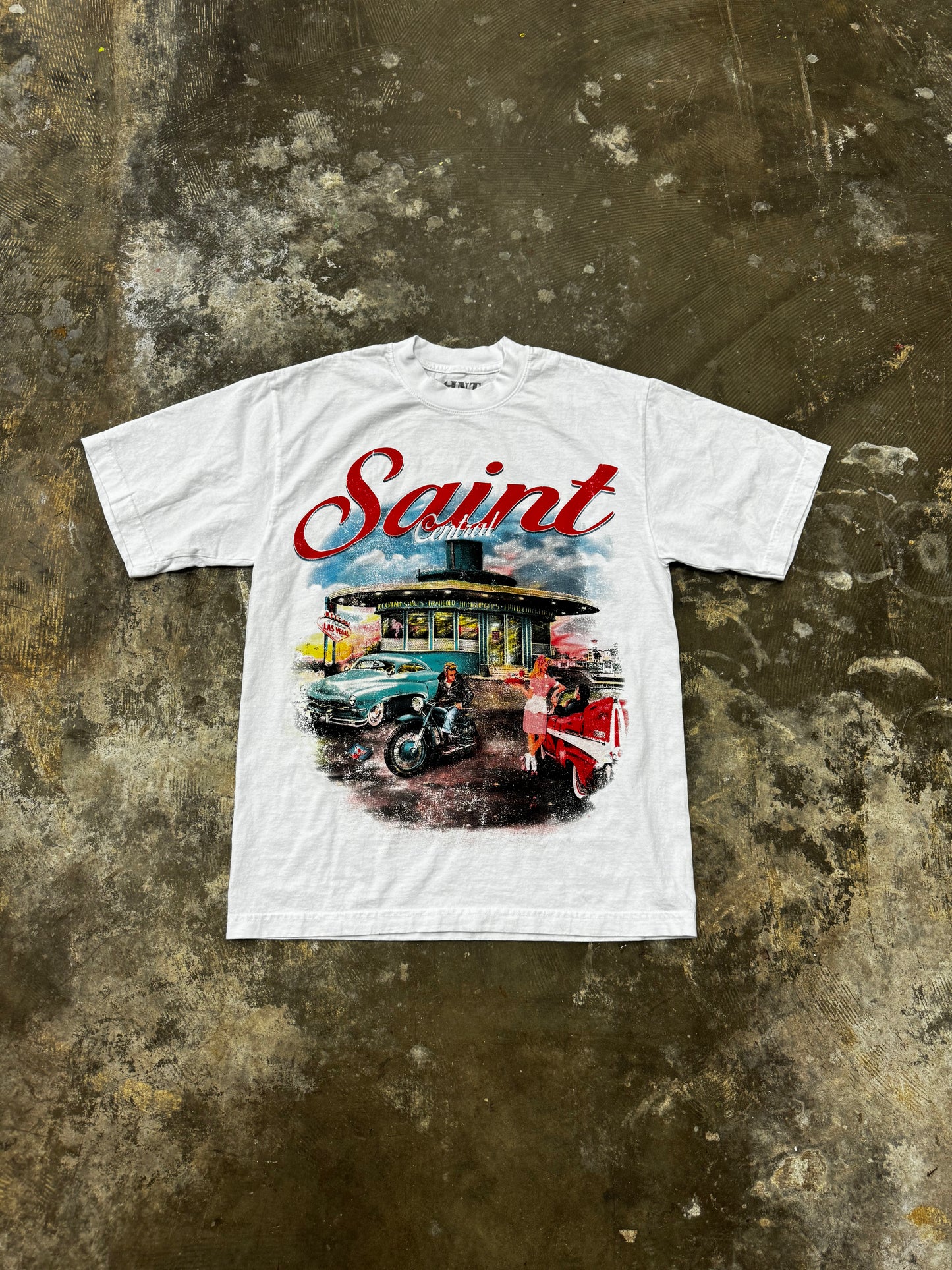 White “Good Times” Tee