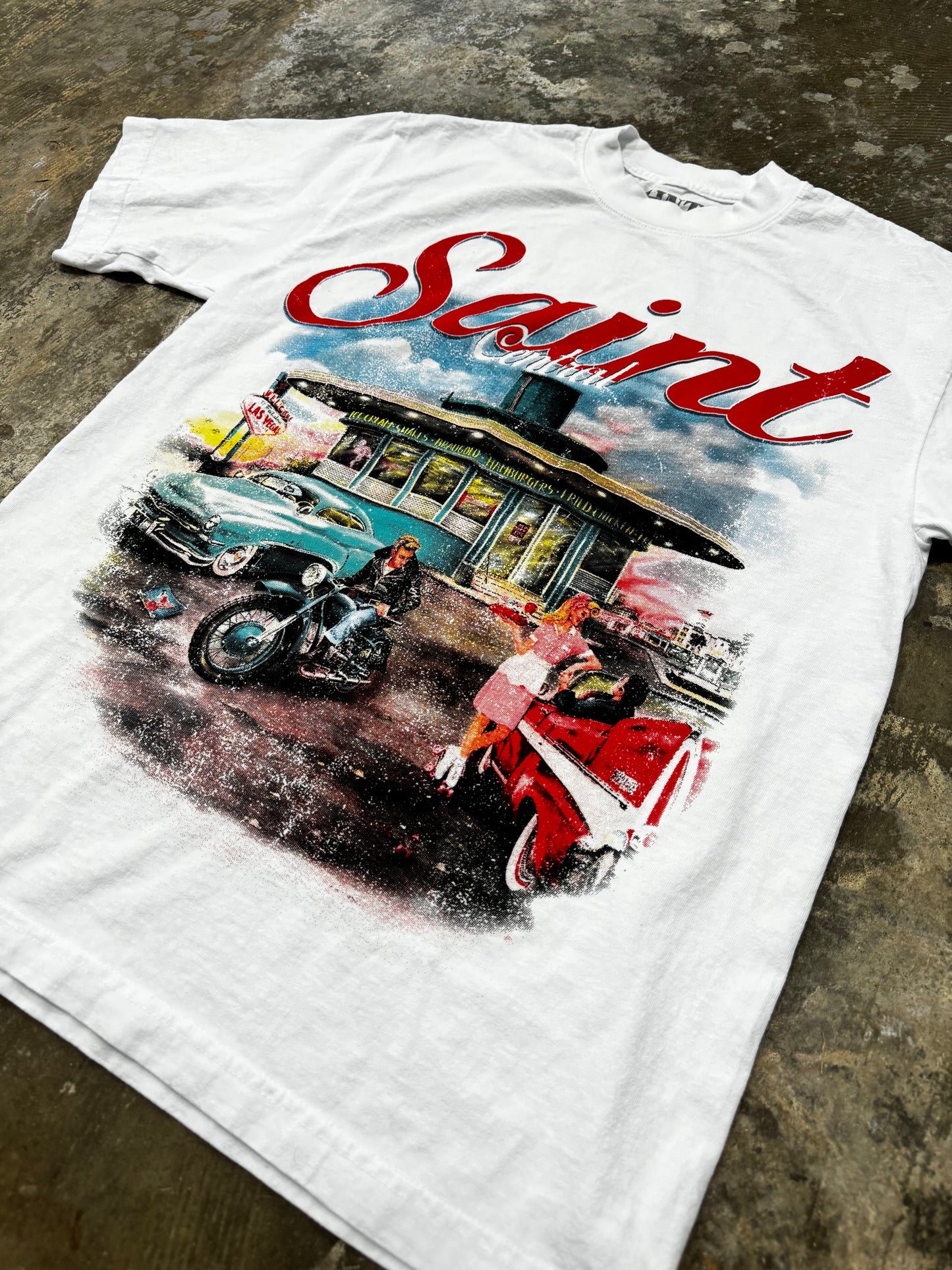 White “Good Times” Tee