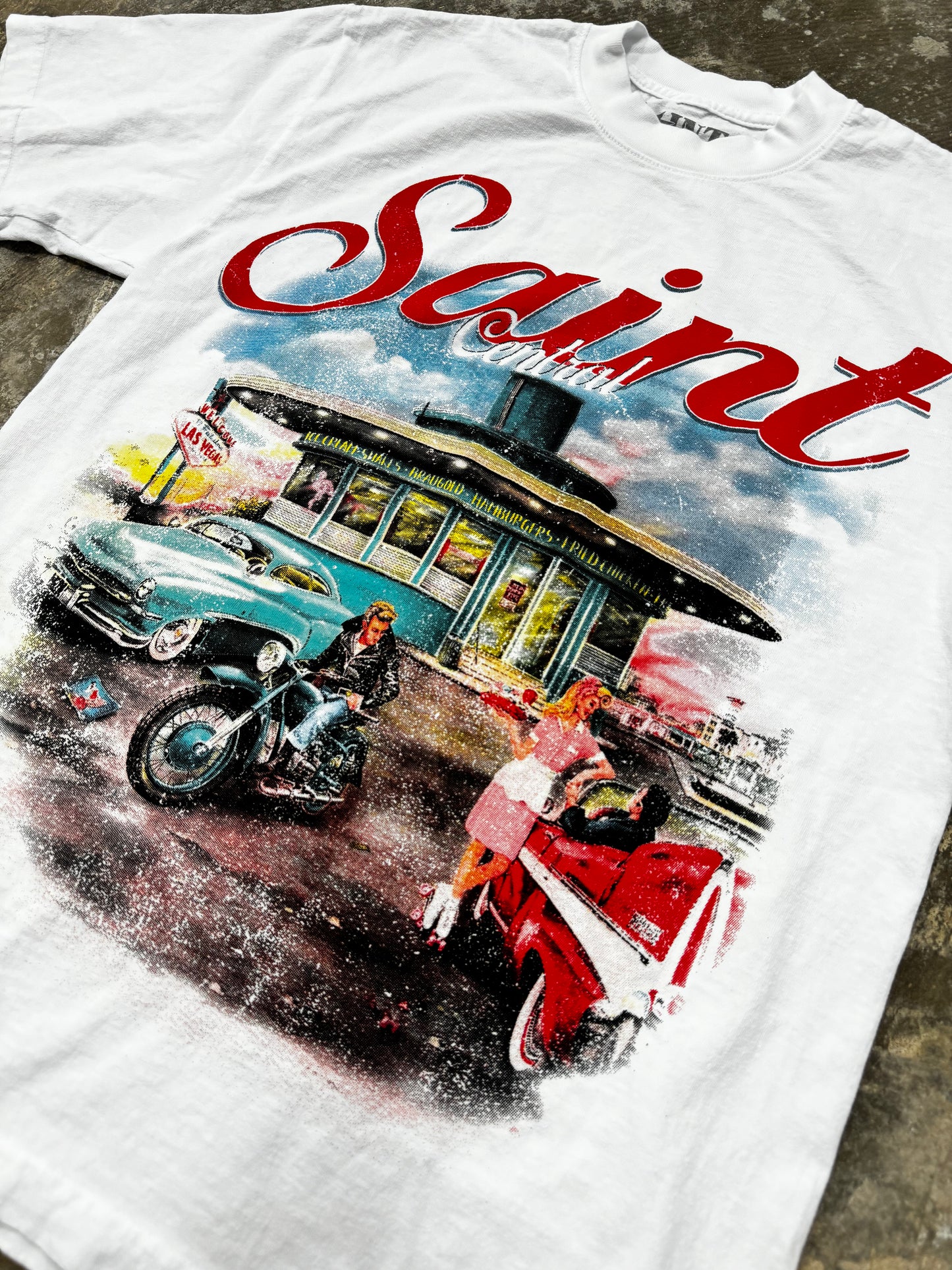 White “Good Times” Tee