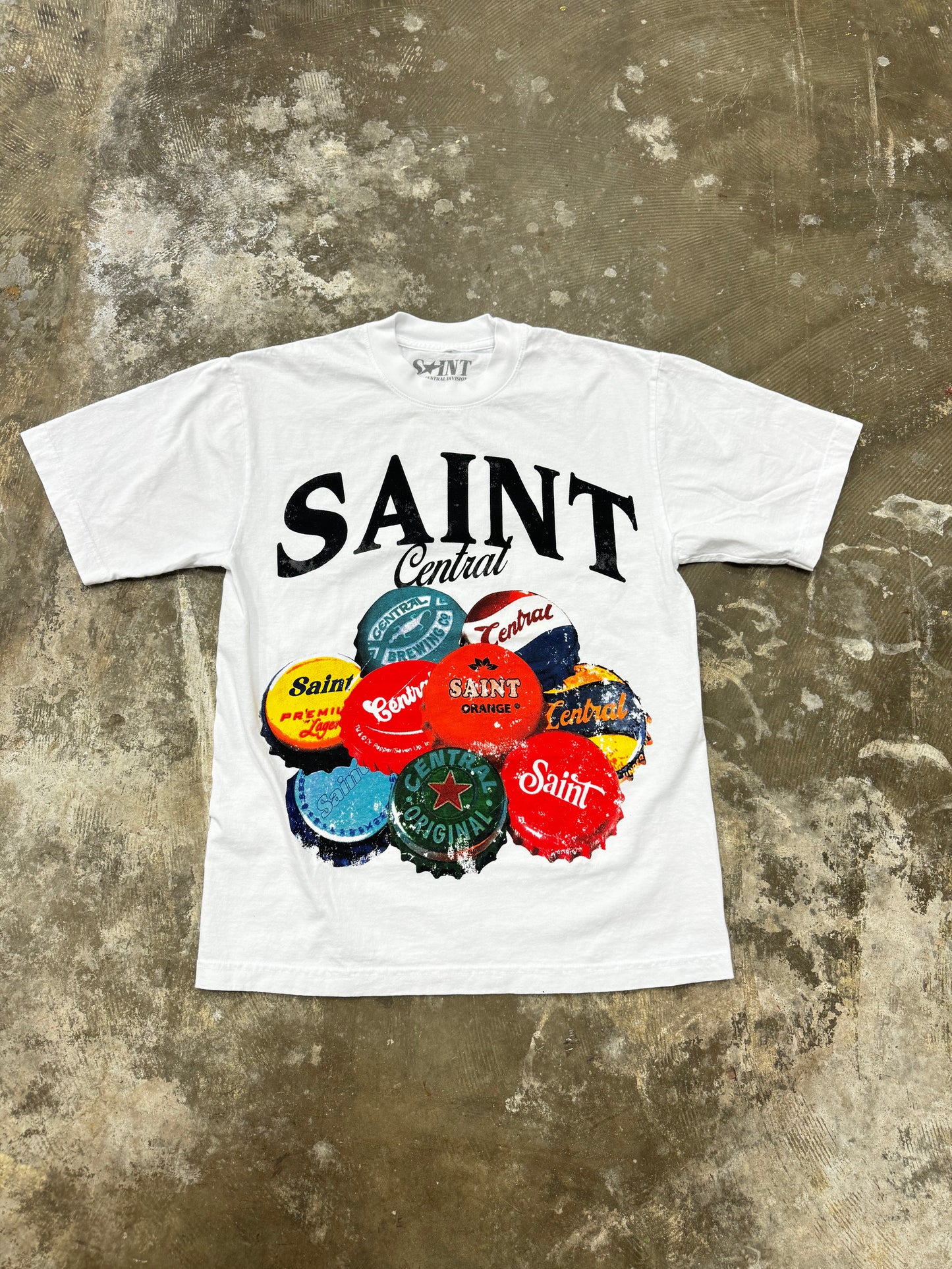 White “Bottle Cap” Tee