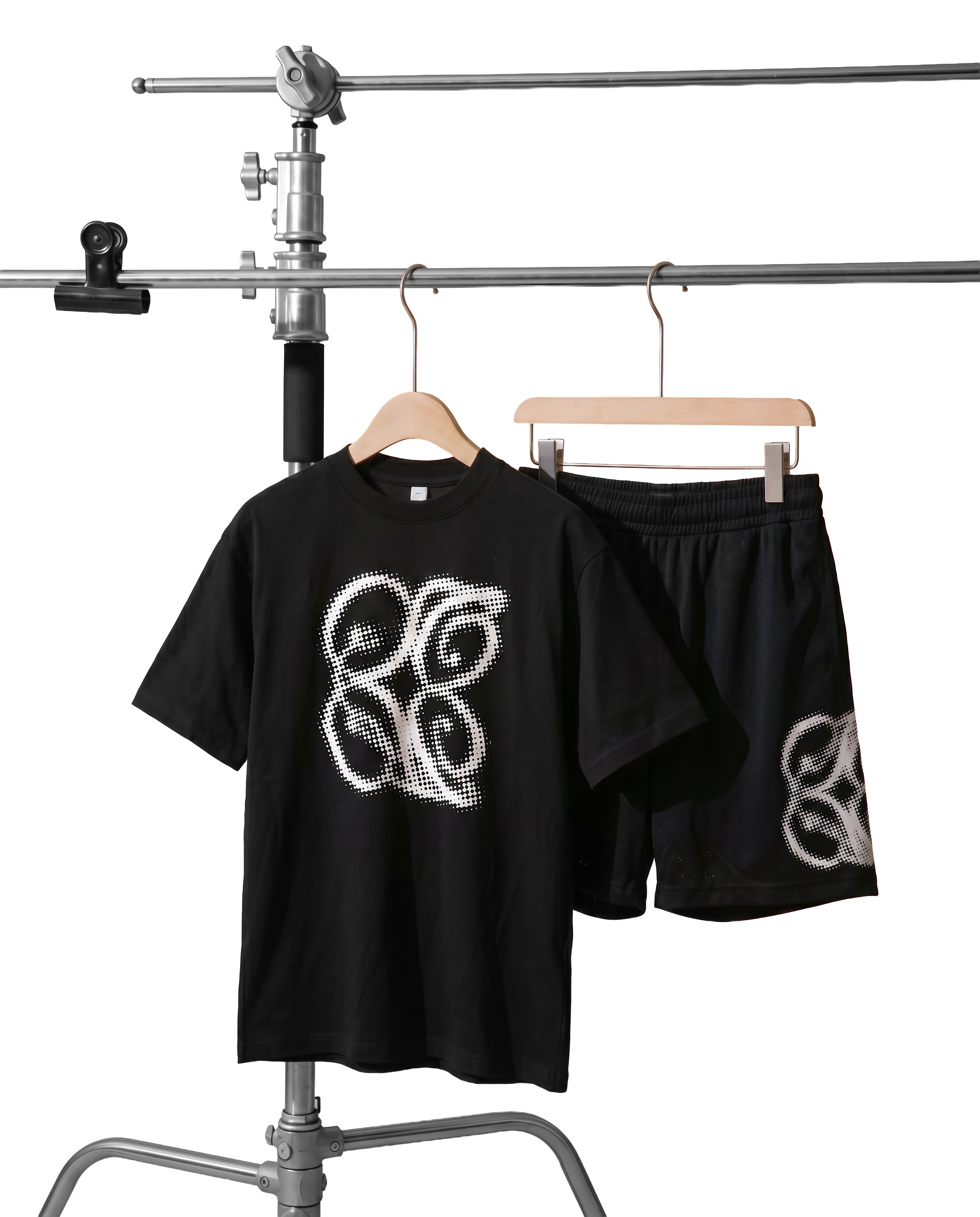Black “Essential” Short Set