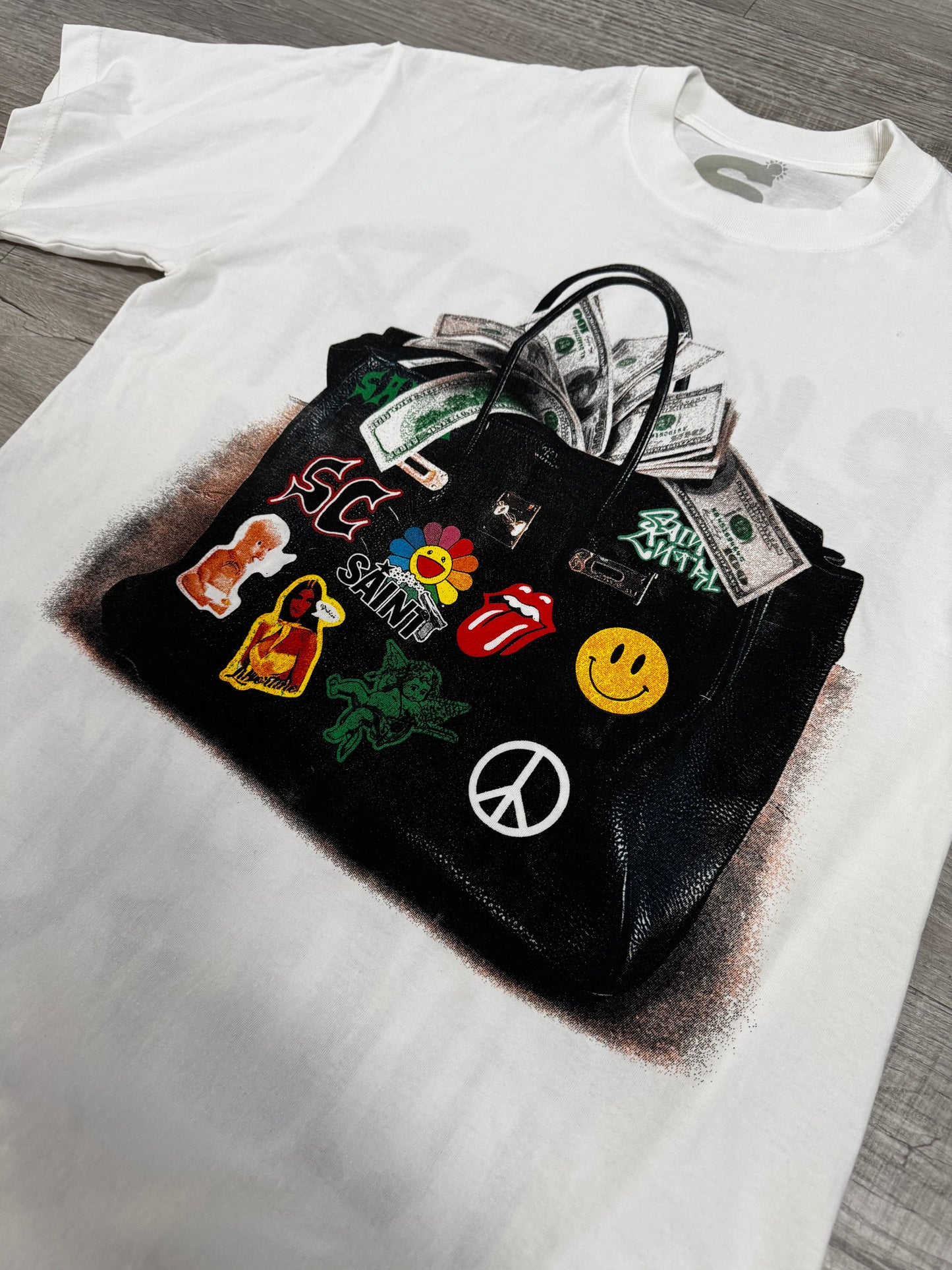White “Birkin” T-Shirt