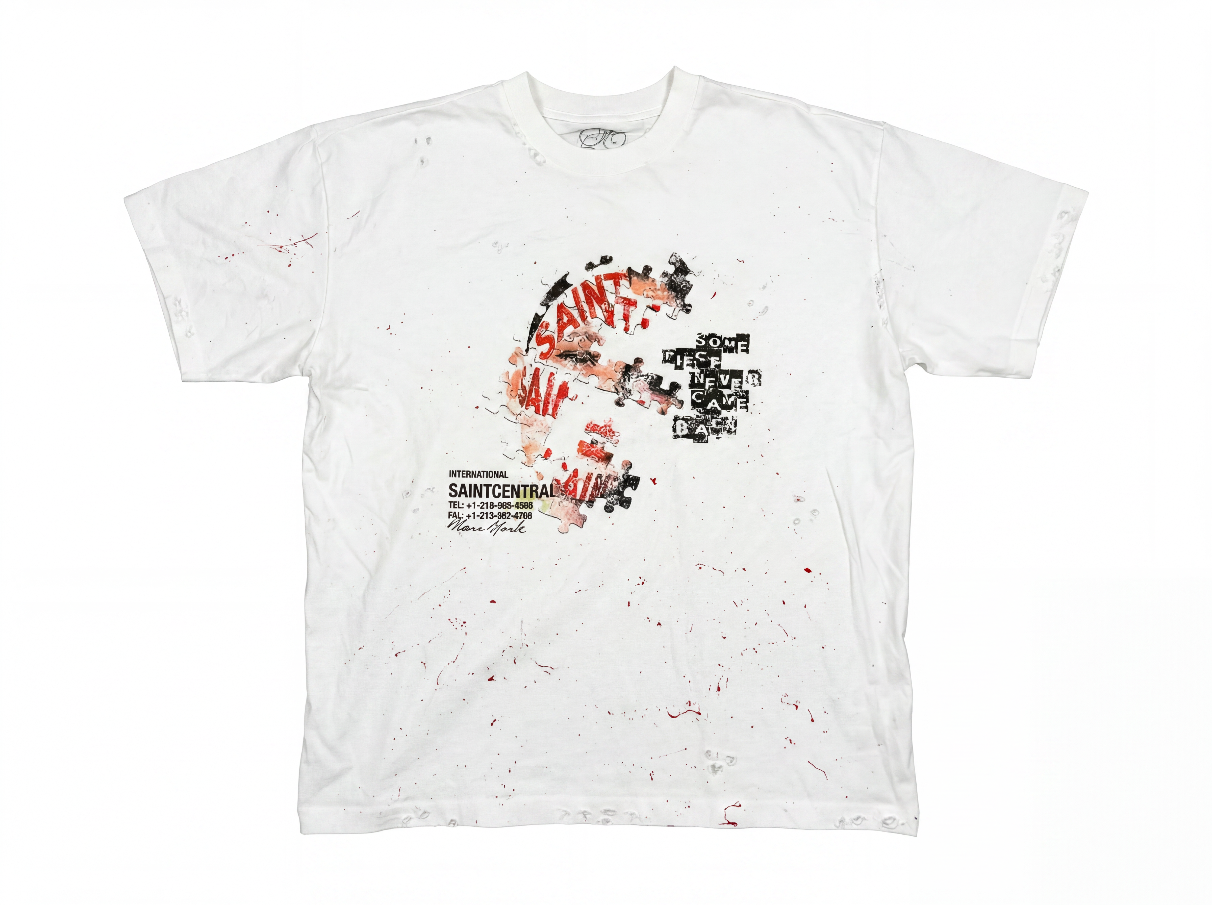 Vintage White "Missing Pieces" Tee