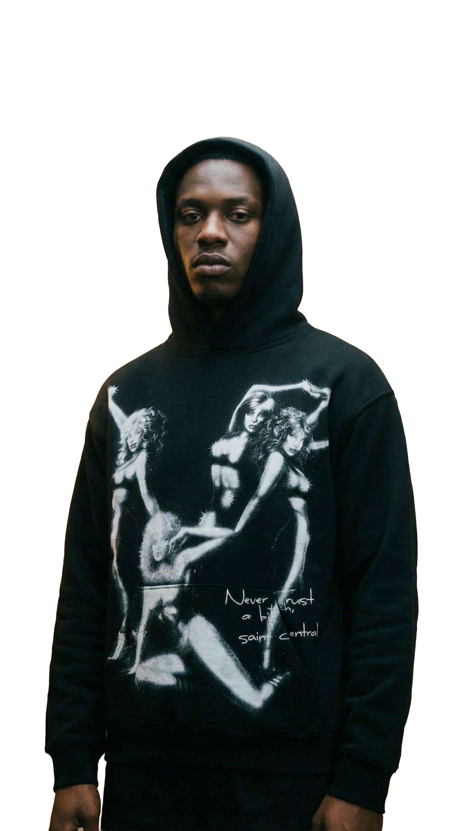 “Trust Issues” Black Hoodie