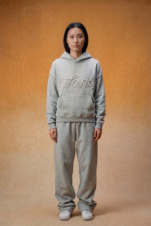 “Saint” Pearl Hooded Sweatshirt
