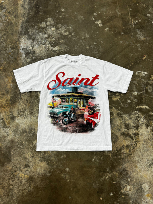 White “Good Times” Tee