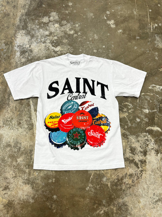 White “Bottle Cap” Tee