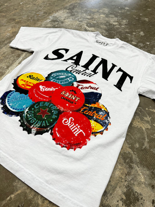White “Bottle Cap” Tee
