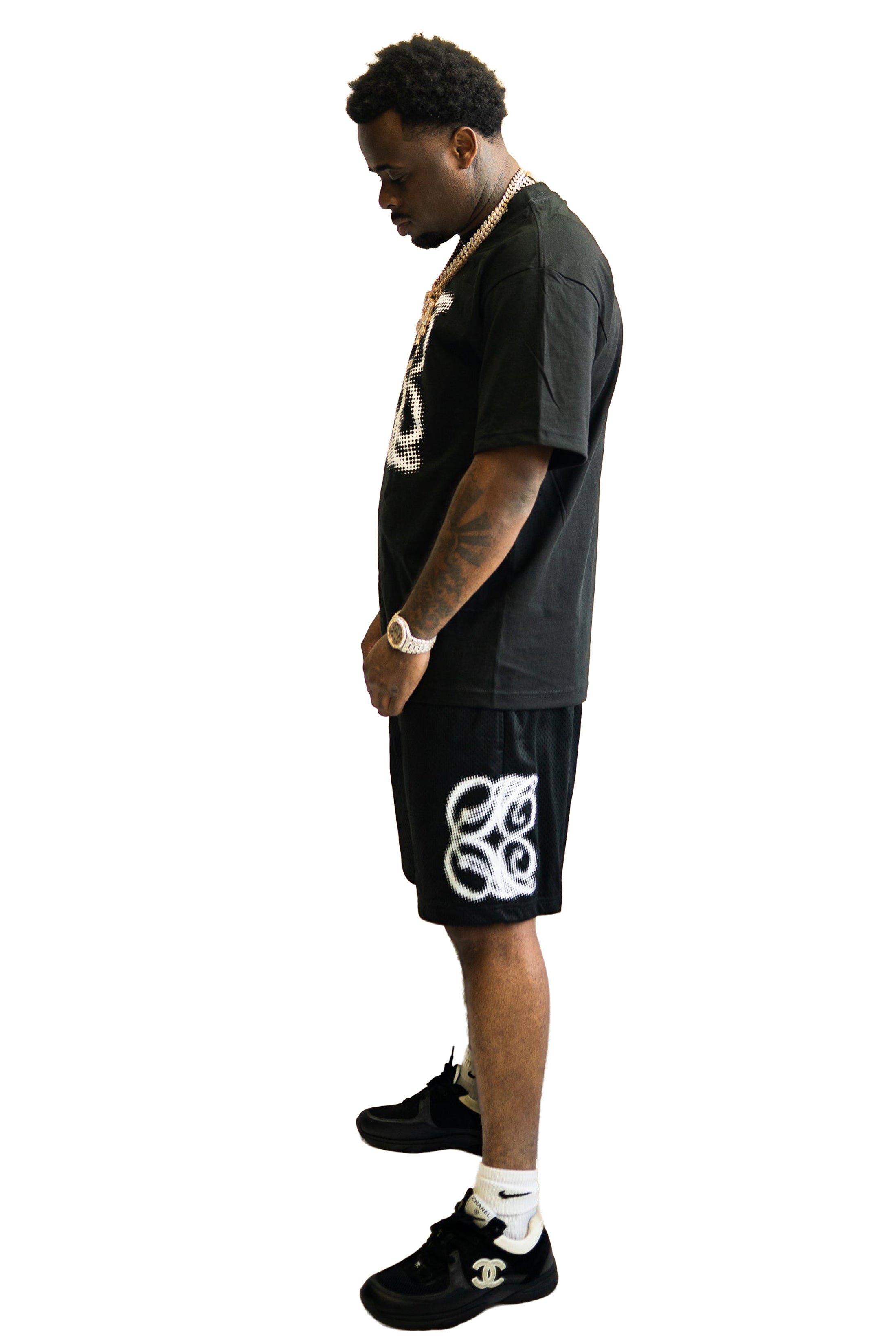 Black “Essential” Short Set